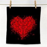 Heart Brain Mind Psychology Doubt Face Towel Front