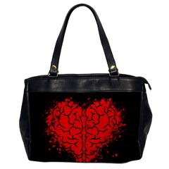 Heart Brain Mind Psychology Doubt Oversize Office Handbag