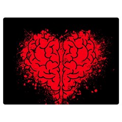 Heart Brain Mind Psychology Doubt Premium Plush Fleece Blanket (extra Small) by pakminggu