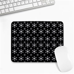 Snowflakes Background Pattern Small Mousepad