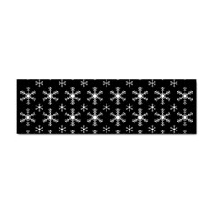 Snowflakes Background Pattern Sticker (Bumper)