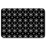 Snowflakes Background Pattern Large Doormat 30 x20  Door Mat