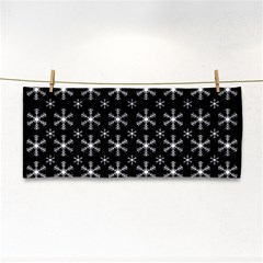 Snowflakes Background Pattern Hand Towel