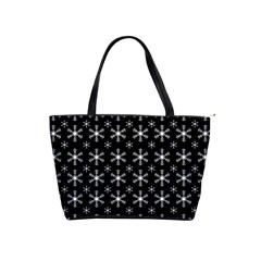 Snowflakes Background Pattern Classic Shoulder Handbag