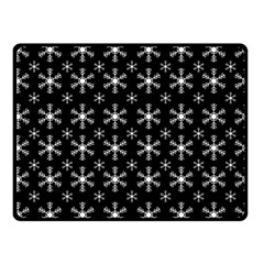 Snowflakes Background Pattern Fleece Blanket (Small)