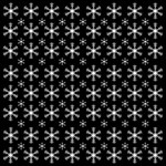 Snowflakes Background Pattern Play Mat (Square) Front