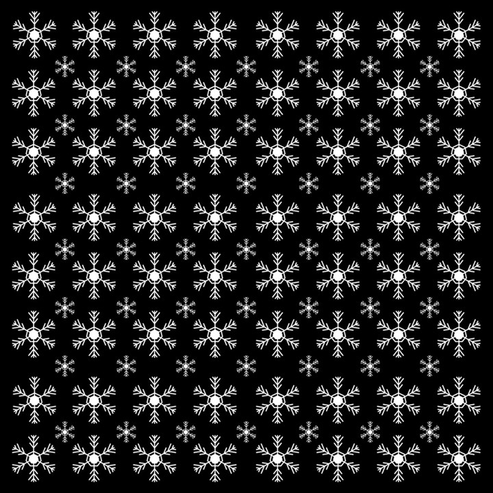 Snowflakes Background Pattern Play Mat (Square)