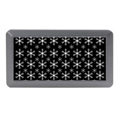 Snowflakes Background Pattern Memory Card Reader (Mini)