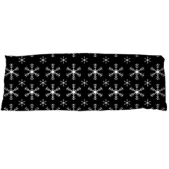 Snowflakes Background Pattern Body Pillow Case Dakimakura (Two Sides)