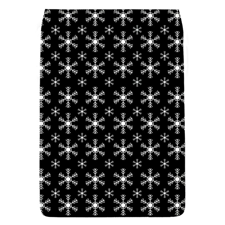 Snowflakes Background Pattern Removable Flap Cover (S)