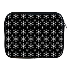 Snowflakes Background Pattern Apple Ipad 2/3/4 Zipper Cases by pakminggu