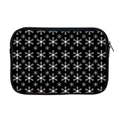 Snowflakes Background Pattern Apple MacBook Pro 17  Zipper Case