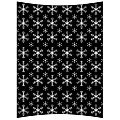 Snowflakes Background Pattern Back Support Cushion