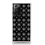 Snowflakes Background Pattern Samsung Galaxy Note 20 Ultra TPU UV Case Front