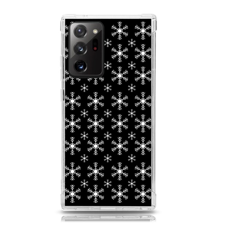 Snowflakes Background Pattern Samsung Galaxy Note 20 Ultra TPU UV Case