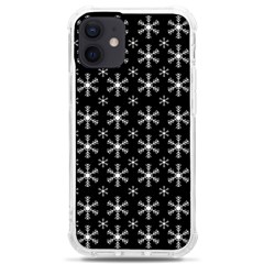 Snowflakes Background Pattern iPhone 12 mini TPU UV Print Case	