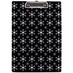 Snowflakes Background Pattern A4 Acrylic Clipboard