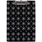 Snowflakes Background Pattern A4 Acrylic Clipboard Front