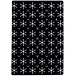 Snowflakes Background Pattern A4 Acrylic Clipboard Back