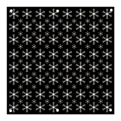 Snowflakes Background Pattern Banner And Sign 3  X 3  by pakminggu