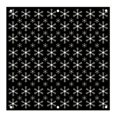 Snowflakes Background Pattern Banner And Sign 4  X 4  by pakminggu