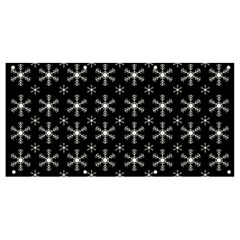 Snowflakes Background Pattern Banner and Sign 8  x 4 