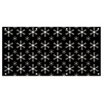 Snowflakes Background Pattern Banner and Sign 8  x 4  Front