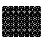 Snowflakes Background Pattern Premium Plush Fleece Blanket (Large) 80 x60  Blanket Front