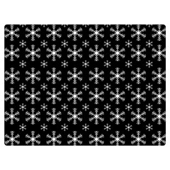 Snowflakes Background Pattern Premium Plush Fleece Blanket (extra Small)