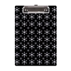 Snowflakes Background Pattern A5 Acrylic Clipboard