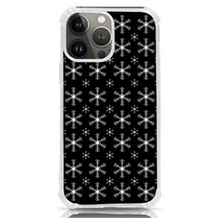 Snowflakes Background Pattern iPhone 13 Pro Max TPU UV Print Case