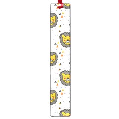 Lion Heads Pattern Design Doodle Large Book Marks by pakminggu