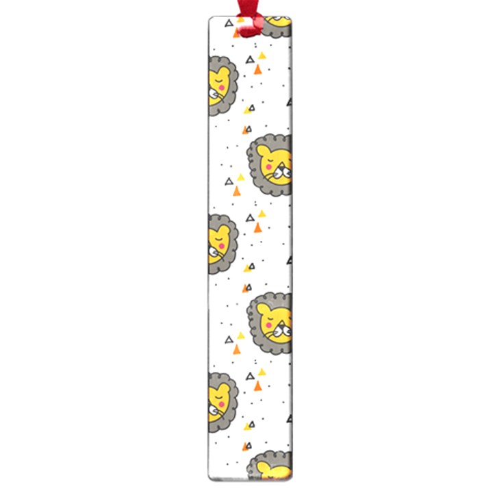 Lion Heads Pattern Design Doodle Large Book Marks