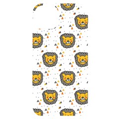 Lion Heads Pattern Design Doodle Iphone 14 Plus Black Uv Print Case by pakminggu