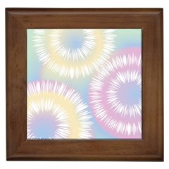 Tie Dye Pattern Colorful Design Framed Tile by pakminggu