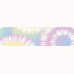 Tie Dye Pattern Colorful Design Large Bar Mat by pakminggu