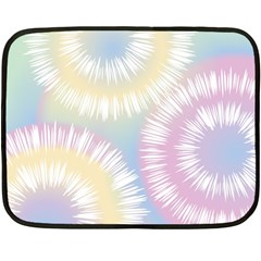 Tie Dye Pattern Colorful Design Two Sides Fleece Blanket (mini) by pakminggu