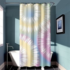 Tie Dye Pattern Colorful Design Shower Curtain 36  X 72  (stall)  by pakminggu