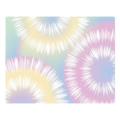 Tie Dye Pattern Colorful Design Two Sides Premium Plush Fleece Blanket (large) by pakminggu