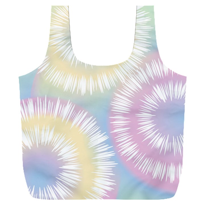 Tie Dye Pattern Colorful Design Full Print Recycle Bag (XXL)