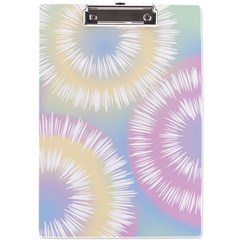 Tie Dye Pattern Colorful Design A4 Acrylic Clipboard by pakminggu