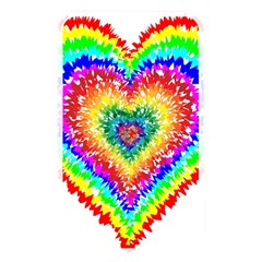 Tie Dye Heart Colorful Prismatic Memory Card Reader (rectangular) by pakminggu