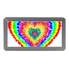 Tie Dye Heart Colorful Prismatic Memory Card Reader (mini) by pakminggu