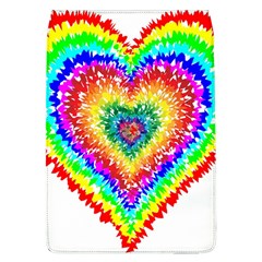 Tie Dye Heart Colorful Prismatic Removable Flap Cover (l) by pakminggu