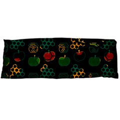 Apples Honey Honeycombs Pattern Body Pillow Case (dakimakura) by pakminggu