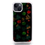 Apples Honey Honeycombs Pattern iPhone 14 TPU UV Print Case Front