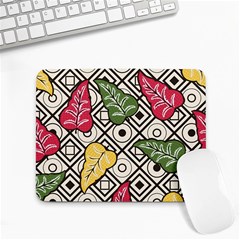 Leaves Foliage Batik Seamless Small Mousepad by pakminggu