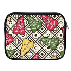 Leaves Foliage Batik Seamless Apple Ipad 2/3/4 Zipper Cases by pakminggu