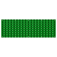 Green Christmas Tree Pattern Background Banner And Sign 12  X 4  by pakminggu