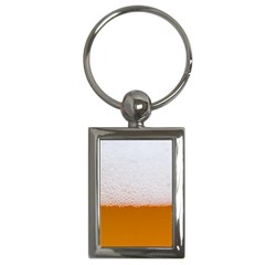 Beer Foam Bubbles Alcohol Glass Key Chain (rectangle) by pakminggu